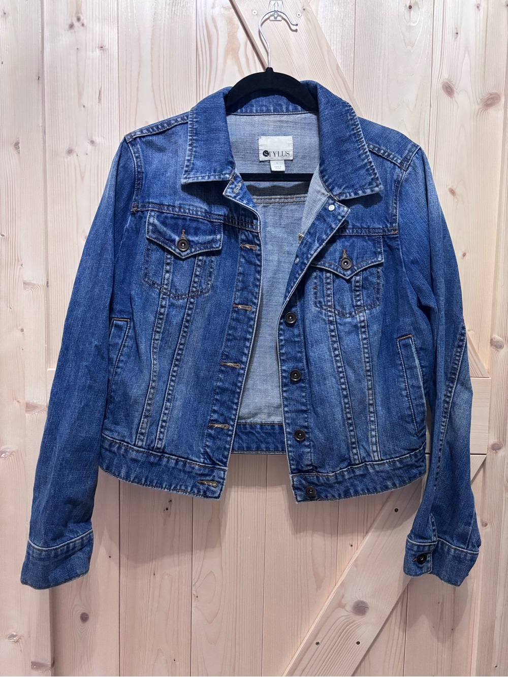 STYLUS Blue Denim Trucker Jacket